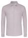 Desoto Solid Color Oxford Look Overhemd Licht Bruin