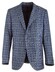 EDUARD DRESSLER James Shaped Fit Silk Touch Check Jacket Blue