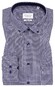 Eterna Checked Poplin Non-Iron Classic Button-Down Overhemd Navy