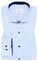 Eterna Cover Shirt Half-Ply Twill Cotton Non-Iron Shirt Light Blue