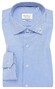 Eterna Cover Shirt Non-Iron Cotton Twill Plain Color Classic Kent Shirt Blue