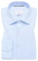 Eterna Cover Shirt Non-Iron Cotton Twill Plain Color Classic Kent Shirt Light Blue