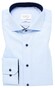 Eterna Cover Shirt Twill Cotton Non-Iron Contrast Details Overhemd Licht Blauw