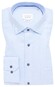 Eterna Fine Fantasy Pattern Cotton Twill Non-Iron Shirt Light Blue