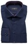 Eterna Original Shirt Poplin Cotton Non-Iron Uni Color Subtle Contrast Overhemd Navy