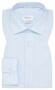 Eterna Original Shirt Poplin Plain Color Non-Iron Classic Kent Shirt Light Blue