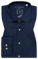 Eterna Performance Shirt Twill Stretch Plain Color Shirt Navy