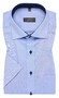 Eterna Pinpoint Oxford Short Sleeve Cotton Non-Iron Overhemd Blauw