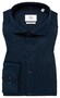 Eterna Premium 1863 Soft Jersey Plain Color Mercerized Cotton Non-Iron Overhemd Navy