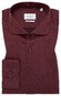 Eterna Texture Non-Iron Cotton Shark Collar Shirt Bordeaux