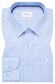 Eterna Uni Color Natté Texture Cotton Non-Iron Kent Collar Overhemd Licht Blauw