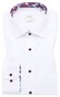 Eterna Uni Color Subtle Details Cover Shirt Half-Ply Cotton Twill Shirt White