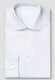 Eton Albini Organic Supima Cotton Twill Mother of Pearl Buttons Overhemd Licht Blauw