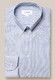 Eton Button Down Bengal Stripe Organic Oxford Cotton Overhemd Blauw