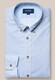 Eton Button Down Mussola Cotton Modal Horn Effect Buttons Overhemd Licht Blauw