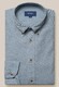 Eton Button Down Uni Flanel Organic Cotton Overhemd Blauw