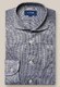 Eton Check Pattern King Knit Filo di Scozia Cotton Overhemd Navy