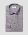 Eton Contemporary Houndstooth Signature Twill Shirt Mid Brown