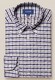 Eton Cotton Tencel Flannel Check Button Down Shirt Navy