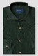 Eton Extra Soft Finish Baby Corduroy Garment Washed Shirt Dark Green Melange