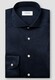 Eton Filo di Scozia Cotton King Knit Shirt Dark Evening Blue