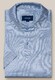 Eton Filo di Scozia Jersey Short Sleeve Tone-on-Tone Buttons Poloshirt Light Blue