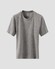Eton Filo di Scozia Jersey T-Shirt Grijs Melange