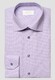 Eton Fine Check Elevated Supima Cotton Poplin Mother of Pearl Buttons Shirt Light Purple