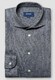 Eton Fine Stripe King Knit Cotton Filo di Scozia Yarn Shirt Navy