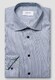 Eton Fine Stripe Signature Twill Cotton Shirt Dark Evening Blue