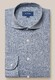 Eton Fine Textured Albini Linnen Wide Spread Collar Shirt Blue
