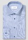 Eton Fine Twill Allover Stripe Cutaway Collar Overhemd Blauw