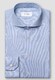 Eton Fine Twill Stripe Extra Long Staple Cotton Shirt Blue