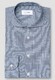 Eton Four Way Stretch Micro Check Overhemd Donker Blauw