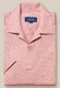 Eton Geometric Pattern Jacquard Filo di Scozia Jersey Cotton Polo Roze