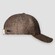 Eton Herringbone Linen Wool Baseball Cap Cap Brown