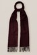 Eton Herringbone Pattern Scarf Burgundy