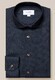 Eton Houndstooth Brushed Merino Wool Mother of Pearl Buttons Overhemd Navy