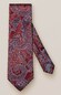 Eton Jacquard Paisley Tie Dark Red