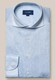 Eton King Knit Filo di Scozia Cotton Overhemd Licht Blauw