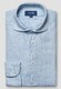 Eton Lightweight Linen Twill Fine Texture Shirt Light Blue