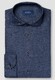 Eton Lightweight Linen Twill Fine Texture Shirt Navy