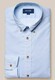 Eton Lightweight Mussola Cotton Modal Horn Effect Buttons Overhemd Licht Blauw