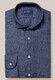 Eton Linnen Twill Matte Buttons Shirt Navy