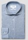 Eton Merino Wool Fine Houndstooth Pattern Mother of Pearl Buttons Shirt Light Blue
