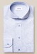 Eton Micro Check Stretch Shirt Light Blue