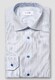 Eton Micro Pattern Signature Poplin Contrast Buttons Shirt Blue