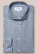 Eton Micro Subtle Texture Pattern Signature Twill Shirt Blue