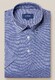 Eton Oxford Piqué Button Under Poloshirt Blue