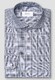 Eton Prince of Wales Check Twill Organic Cotton Overhemd Donker Blauw